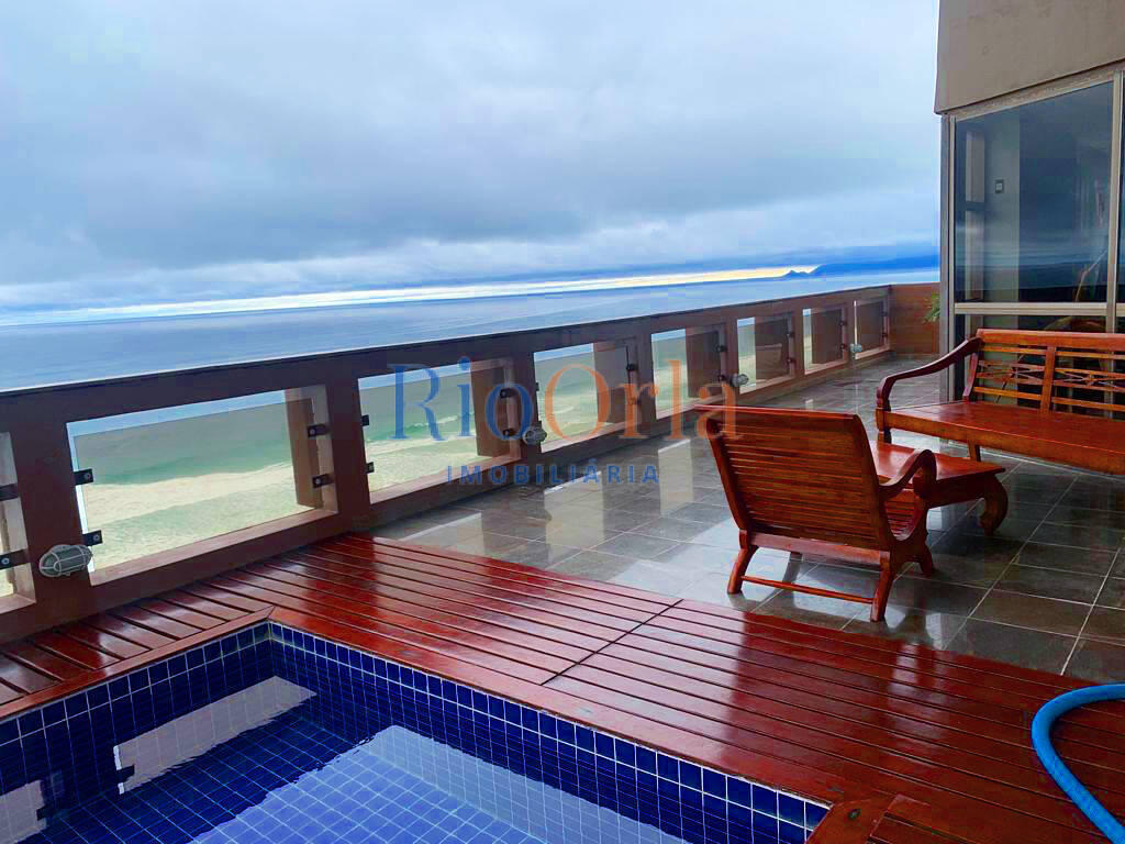 Barramares FRONTAL mar, vista deslumbrante 180 graus da orla!